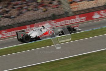 © 2012 Octane Photographic Ltd. German GP Hockenheim - Friday 20th July 2012 - F1 Practice 1. McLaren MP4/27 - Jenson Button. Digital Ref : 0410lw7d1263