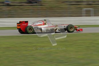 © 2012 Octane Photographic Ltd. German GP Hockenheim - Friday 20th July 2012 - F1 Practice 2. HRT F112 - Narain Karthikeyan. Digital Ref : 0411lw7d1518