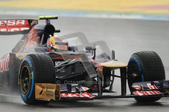 © 2012 Octane Photographic Ltd. German GP Hockenheim - Friday 20th July 2012 - F1 Practice 1. Toro Rosso STR7 - Jean-Eric Vergne. Digital Ref : 0411lw7d5081