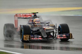 © 2012 Octane Photographic Ltd. German GP Hockenheim - Friday 20th July 2012 - F1 Practice 1. Toro Rosso STR7 - Daniel Ricciardo. Digital Ref : 0411lw7d5092
