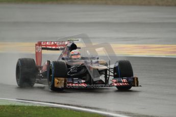 © 2012 Octane Photographic Ltd. German GP Hockenheim - Friday 20th July 2012 - F1 Practice 1. Toro Rosso STR7 - Jean-Eric Vergne. Digital Ref : 0411lw7d5107