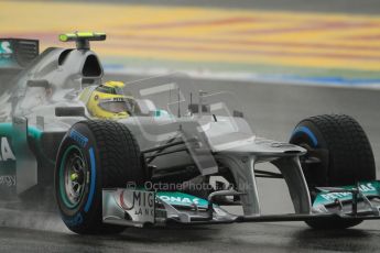 © 2012 Octane Photographic Ltd. German GP Hockenheim - Friday 20th July 2012 - F1 Practice 1. Mercedes W03 - Nico Rosberg. Digital Ref : 0411lw7d5146