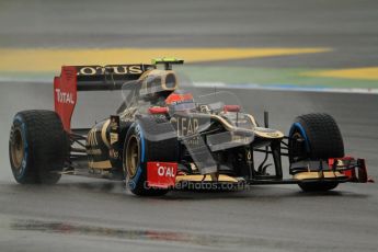 © 2012 Octane Photographic Ltd. German GP Hockenheim - Friday 20th July 2012 - F1 Practice 2. Lotus E20 - Romain Grosjean. Digital Ref : 0411lw7d5347