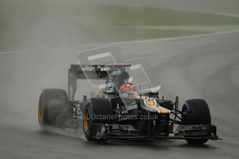 © 2012 Octane Photographic Ltd. German GP Hockenheim - Friday 20th July 2012 - F1 Practice 2. Caterham CT01 - Heikki Kovalainen. Digital Ref : 0411lw7d5438