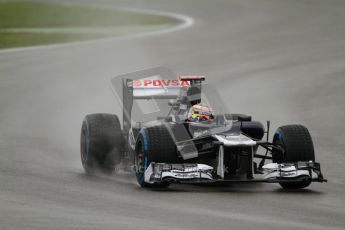 © 2012 Octane Photographic Ltd. German GP Hockenheim - Friday 20th July 2012 - F1 Practice 2. Williams FW34 - Pastor Maldonado. Digital Ref : 0411lw7d5541