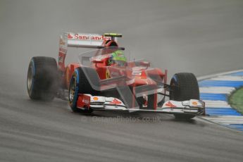 © 2012 Octane Photographic Ltd. German GP Hockenheim - Friday 20th July 2012 - F1 Practice 2. Ferrari F2012 - Felipe Massa. Digital Ref : 0411lw7d5582