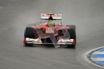 © 2012 Octane Photographic Ltd. German GP Hockenheim - Friday 20th July 2012 - F1 Practice 2. Ferrari F2012 - Felipe Massa. Digital Ref : 0411lw7d5631