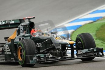 © 2012 Octane Photographic Ltd. German GP Hockenheim - Friday 20th July 2012 - F1 Practice 2. Caterham CT01 - Heikki Kovalainen. Digital Ref : 0411lw7d5743