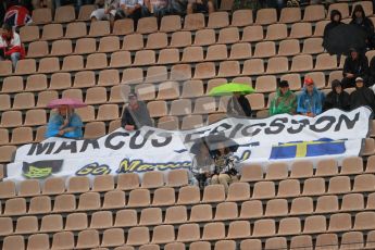 © 2012 Octane Photographic Ltd. German GP Hockenheim - Friday 20th July 2012 - F1 Practice 2 - Marcus Ericsson Fan Club getting ready for the GP2 - iSport. Digital Ref : 0411lw7d5879