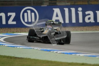 © 2012 Octane Photographic Ltd. German GP Hockenheim - Friday 20th July 2012 - F1 Practice 2. Caterham CT01 - Vitaly Petrov. Digital Ref : 0411lw7d5883