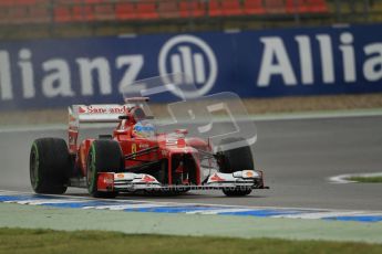 © 2012 Octane Photographic Ltd. German GP Hockenheim - Friday 20th July 2012 - F1 Practice 2. Ferrari F2012 - Fernando Alonso. Digital Ref : 0411lw7d5895