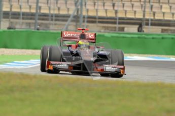 © 2012 Octane Photographic Ltd. German GP Hockenheim - Friday 20th July 2012 - GP2 Practice 1 - Venezuela GP Lazarus - Fabrizio Crestani. Digital Ref : 0412lw7d4502