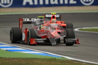 © 2012 Octane Photographic Ltd. German GP Hockenheim - Friday 20th July 2012 - GP2 Practice 1 - Scuderia Coloni - Fabio Onidi and Arden International - Luiz Razia. Digital Ref : 0412lw7d4667