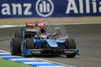 © 2012 Octane Photographic Ltd. German GP Hockenheim - Friday 20th July 2012 - GP2 Practice 1 - Ocean Racing Technology - Victor Guerin followed by the  Venezuela GP Lazarus of Sergio Canamasas. Digital Ref : 0412lw7d4687