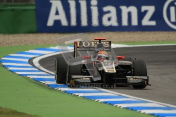 © 2012 Octane Photographic Ltd. German GP Hockenheim - Friday 20th July 2012 - GP2 Practice 1 - Lotus GP - James Calado. Digital Ref : 0412lw7d4699