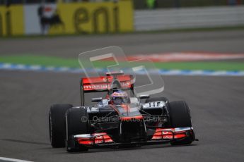 © 2012 Octane Photographic Ltd. German GP Hockenheim - Saturday 21st July 2012 - F1 Qualifying session 1. McLaren MP4/27 - Jenson Button. Digital Ref : 0417lw1d3160
