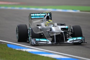 © 2012 Octane Photographic Ltd. German GP Hockenheim - Saturday 21st July 2012 - F1 Qualifying session 1. Mercedes W03 - Nico Rosberg. Digital Ref : 0417lw1d3233