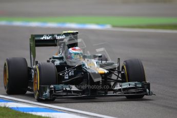 © 2012 Octane Photographic Ltd. German GP Hockenheim - Saturday 21st July 2012 - F1 Qualifying session 1. Caterham CT01 - Vitaly Petrov. Digital Ref : 0417lw1d3274