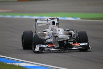 © 2012 Octane Photographic Ltd. German GP Hockenheim - Saturday 21st July 2012 - F1 Qualifying session 1. Sauber C31 - Kamui Kobayashi. Digital Ref : 0417lw1d3310