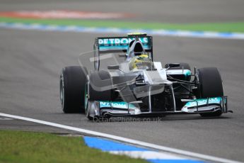 © 2012 Octane Photographic Ltd. German GP Hockenheim - Saturday 21st July 2012 - F1 Qualifying session 1. Mercedes W03 - Nico Rosberg. Digital Ref : 0417lw1d3320