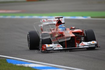 © 2012 Octane Photographic Ltd. German GP Hockenheim - Saturday 21st July 2012 - F1 Qualifying session 1. Ferrari F2012 - Fernando Alonso. Digital Ref : 0417lw1d3356
