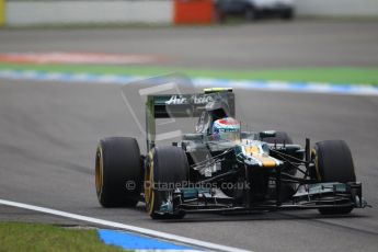 © 2012 Octane Photographic Ltd. German GP Hockenheim - Saturday 21st July 2012 - F1 Qualifying session 1. Caterham CT01 - Vitaly Petrov. Digital Ref : 0417lw1d3382