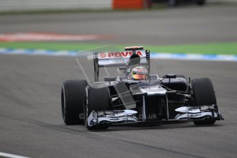 © 2012 Octane Photographic Ltd. German GP Hockenheim - Saturday 21st July 2012 - F1 Qualifying session 1. Williams FW34 - Bruno Senna. Digital Ref : 0417lw1d3397