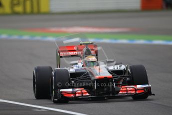 © 2012 Octane Photographic Ltd. German GP Hockenheim - Saturday 21st July 2012 - F1 Qualifying session 1. McLaren MP4/27 - Lewis Hamilton. Digital Ref : 0417lw1d3429