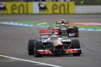 © 2012 Octane Photographic Ltd. German GP Hockenheim - Saturday 21st July 2012 - F1 Qualifying session 1. McLaren MP4/27 - Lewis Hamilton. Digital Ref : 0417lw1d3437