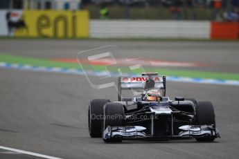 © 2012 Octane Photographic Ltd. German GP Hockenheim - Saturday 21st July 2012 - F1 Qualifying session 1. Williams FW34 - Bruno Senna. Digital Ref : 0417lw1d3473