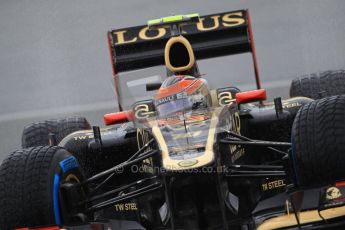 © 2012 Octane Photographic Ltd. German GP Hockenheim - Saturday 21st July 2012 - F1 Qualifying. Lotus E20 - Romain Grosjean. Digital Ref : 0417lw1d3756