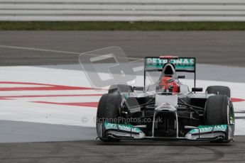 © 2012 Octane Photographic Ltd. German GP Hockenheim - Saturday 21st July 2012 - F1 Qualifying session 2. Mercedes W03 - Michael Schumacher. Digital Ref : 0417lw7d7880
