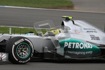 © 2012 Octane Photographic Ltd. German GP Hockenheim - Saturday 21st July 2012 - F1 Qualifying session 2. Mercedes W03 - Nico Rosberg. Digital Ref : 0417lw7d7889