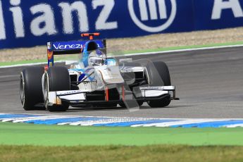 © 2012 Octane Photographic Ltd. German GP Hockenheim - Saturday 21st July 2012 - GP2 Race 1 - Barwa Addax team - Johnny Cecotto made the right call with his slicks from the start. Digital Ref : 0419lw1d4144