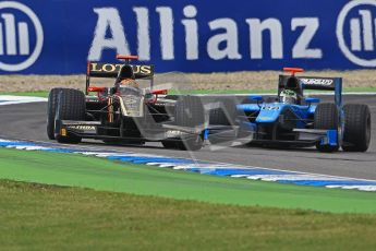 © 2012 Octane Photographic Ltd. German GP Hockenheim - Saturday 21st July 2012 - GP2 Race 1 - Lotus GP - James Calado and Ocean Racing Technology - Victor Guerin. Digital Ref : 0419lw1d4305