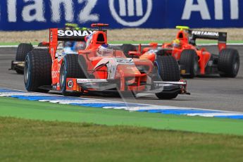 © 2012 Octane Photographic Ltd. German GP Hockenheim - Saturday 21st July 2012 - GP2 Race 1 - Arden International - Simon Trummer, Josef Kral, Esteban Gutierrez and Rio Haryanto. Digital Ref : 0419lw1d4316