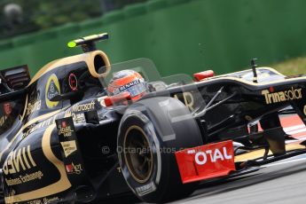 © 2012 Octane Photographic Ltd. German GP Hockenheim - Saturday 21st July 2012 - F1 Practice 3. Lotus E20 - Romain Grosjean. Digital Ref : 0416lw1d2458