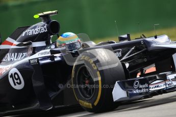 © 2012 Octane Photographic Ltd. German GP Hockenheim - Saturday 21st July 2012 - F1 Practice 3. Williams FW34 - Bruno Senna. Digital Ref : 0416lw1d2530
