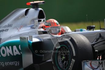 © 2012 Octane Photographic Ltd. German GP Hockenheim - Saturday 21st July 2012 - F1 Practice 3. Mercedes W03 - Michael Schumacher. Digital Ref : 0416lw1d2658
