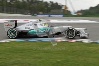 © 2012 Octane Photographic Ltd. German GP Hockenheim - Saturday 21st July 2012 - F1 Practice 3. Mercedes W03 - Nico Rosberg. Digital Ref : 0416lw7d7280