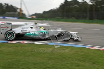 © 2012 Octane Photographic Ltd. German GP Hockenheim - Saturday 21st July 2012 - F1 Practice 3. Mercedes W03 - Nico Rosberg. Digital Ref : 0416lw7d7390