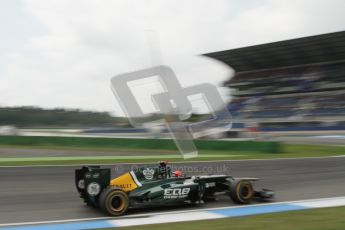 © 2012 Octane Photographic Ltd. German GP Hockenheim - Saturday 21st July 2012 - F1 Practice 3. Caterham CT01 - Heikki Kovalainen. Digital Ref : 0416lw7d7616