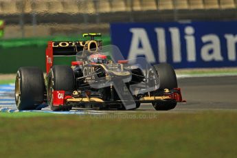 © 2012 Octane Photographic Ltd. German GP Hockenheim - Sunday 22nd July 2012 - F1 Race. Lotus E20 - Romain Grosjean. Digital Ref : 0423lw1d5574