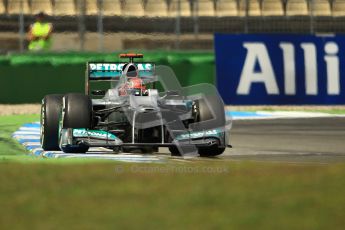 © 2012 Octane Photographic Ltd. German GP Hockenheim - Sunday 22nd July 2012 - F1 Race. Mercedes W03 - Michael Schumacher. Digital Ref : 0423lw1d5660