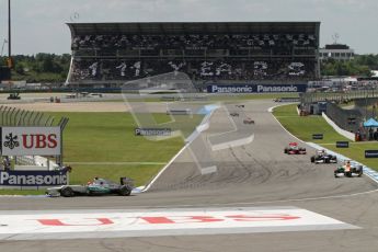 © 2012 Octane Photographic Ltd. German GP Hockenheim - Sunday 22nd July 2012 - F1 Race. 111 years of Mercedes history. Digital Ref : 0423lw7d8465