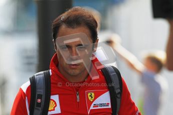 © 2012 Octane Photographic Ltd. German GP Hockenheim - Saturday 21st July 2012 - F1 pre-practice 3 paddock. Scuderia Ferrari - Felipe Massa. Digital Ref : 0420lw7d5929