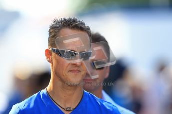 © 2012 Octane Photographic Ltd. German GP Hockenheim - Sunday 22nd July 2012 - F1 Raceday paddock. Mercedes W03 - Michael Schumacher. Digital Ref : 0422lw1d4646