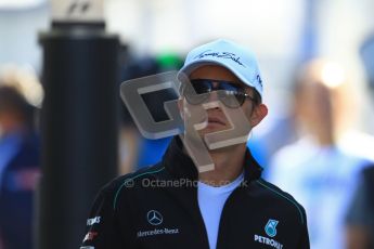 © 2012 Octane Photographic Ltd. German GP Hockenheim - Sunday 22nd July 2012 - F1 Raceday paddock. Mercedes W03 - Nico Rosberg. Digital Ref : 0422lw1d4709