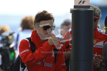 © 2012 Octane Photographic Ltd. German GP Hockenheim - Sunday 22nd July 2012 - F1 Raceday paddock. Ferrari F2012 - Fernando Alonso. Digital Ref : 0422lw1d4735
