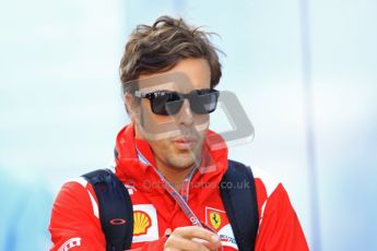 © 2012 Octane Photographic Ltd. German GP Hockenheim - Sunday 22nd July 2012 - F1 Raceday paddock. Ferrari F2012 - Fernando Alonso. Digital Ref : 0422lw1d4748